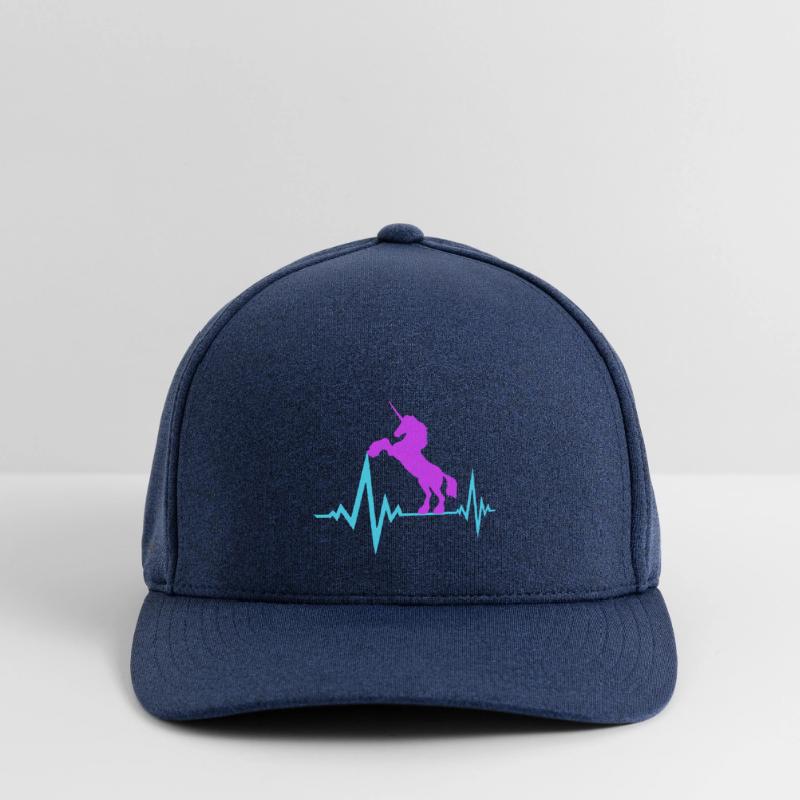 Unicorn Pulse Heartbeat Frequency ECG Line Cool