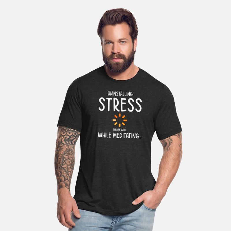 Uninstalling Stress Meditating Yoga Lover