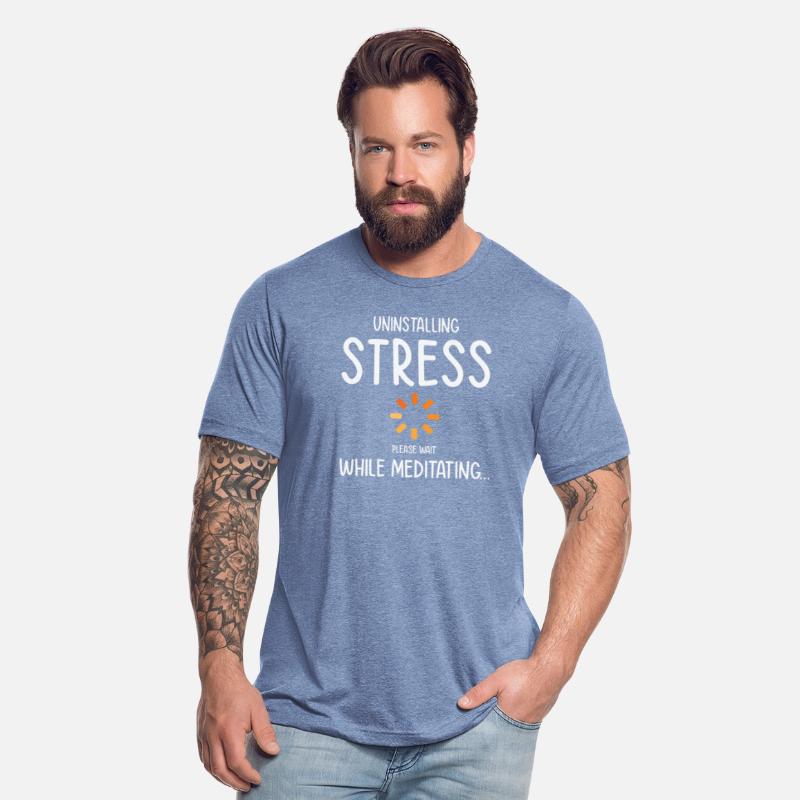 Uninstalling Stress Meditating Yoga Lover