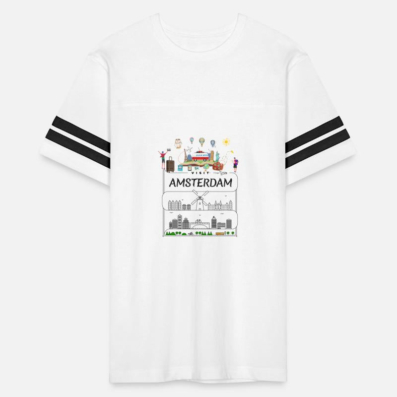 Unique Amsterdam Netherlands Travel Guide City Map