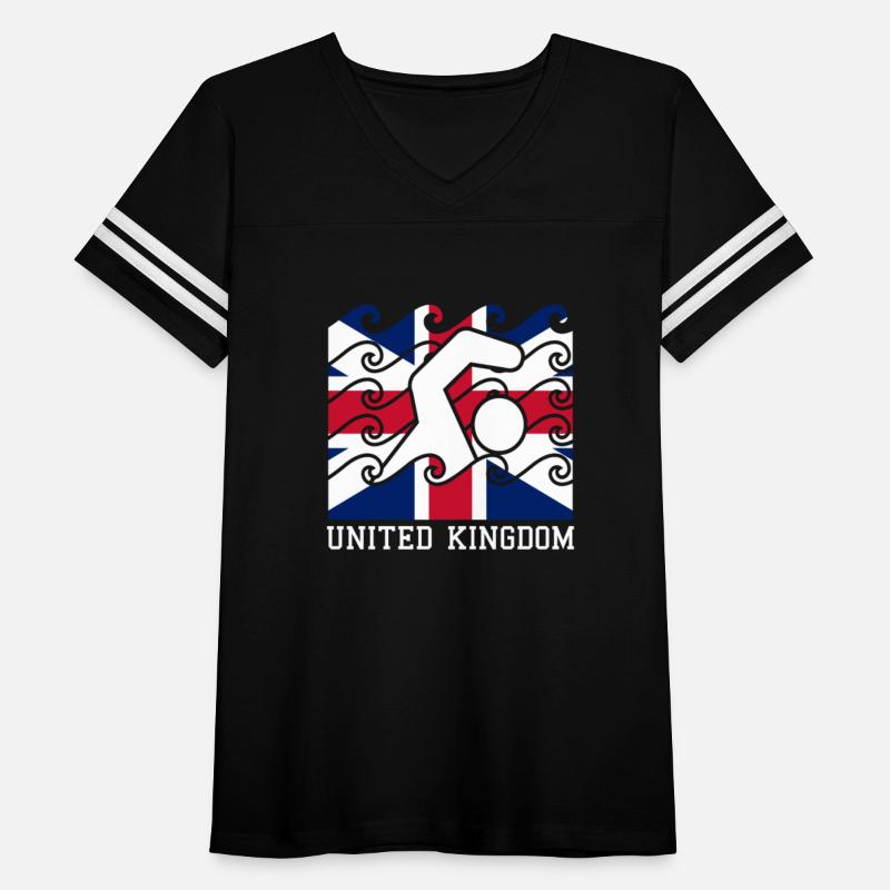 United Kingdom Flag Swimming Team Swim Swimmer Gre