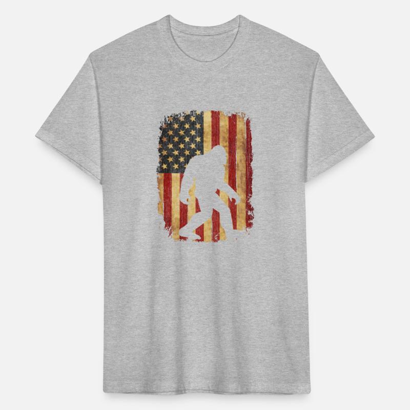 Us Flag Bigfoot Hide And Seek Champion Bigfoot