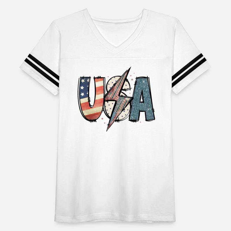 USA 4th of July Bolt Design Patriotic American
