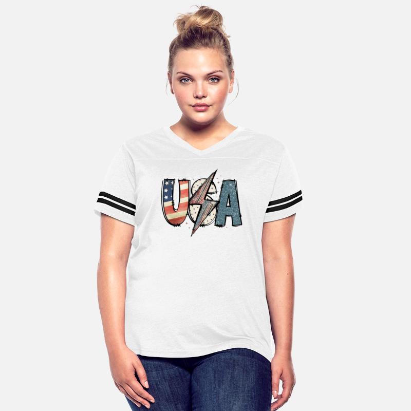 USA 4th of July Bolt Design Patriotic American