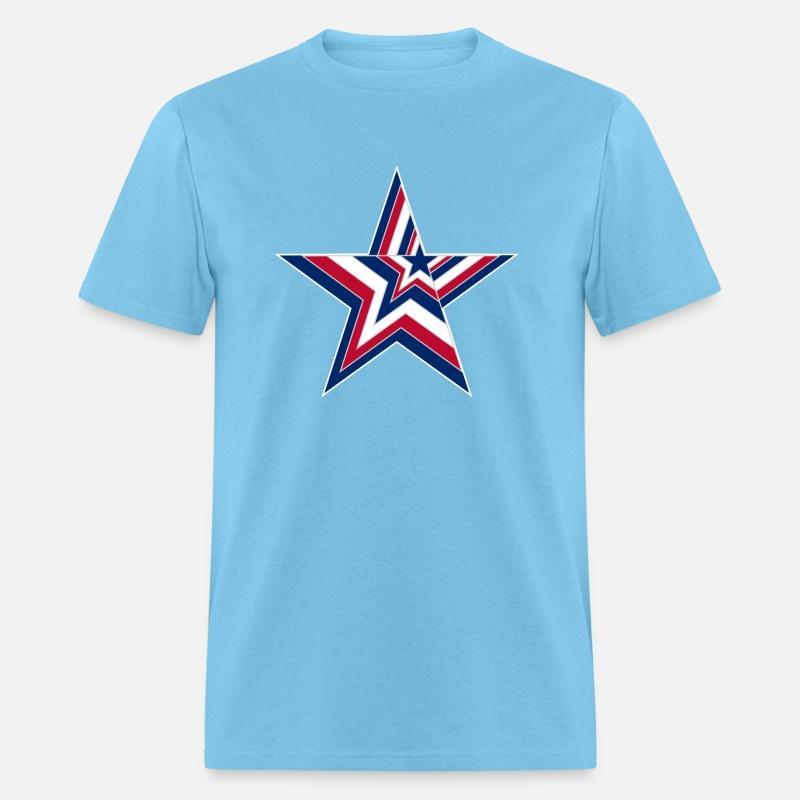 USA Stars and Stripes Design - Big Star