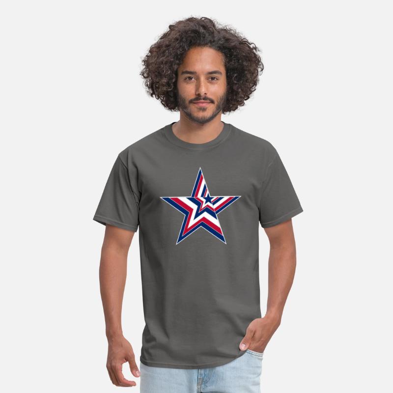 USA Stars and Stripes Design - Big Star