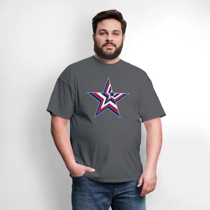 USA Stars and Stripes Design - Big Star