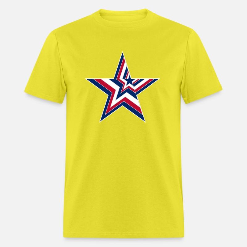 USA Stars and Stripes Design - Big Star