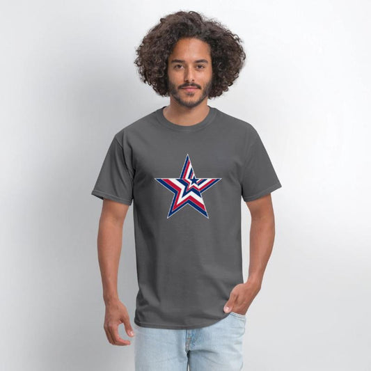 USA Stars and Stripes Design - Big Star