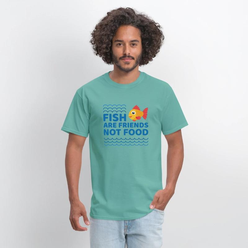 Vegan fish animal rights present