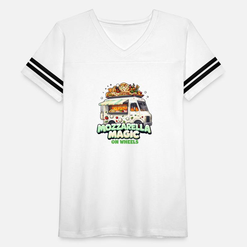 Vibrant Cartoon Food Truck