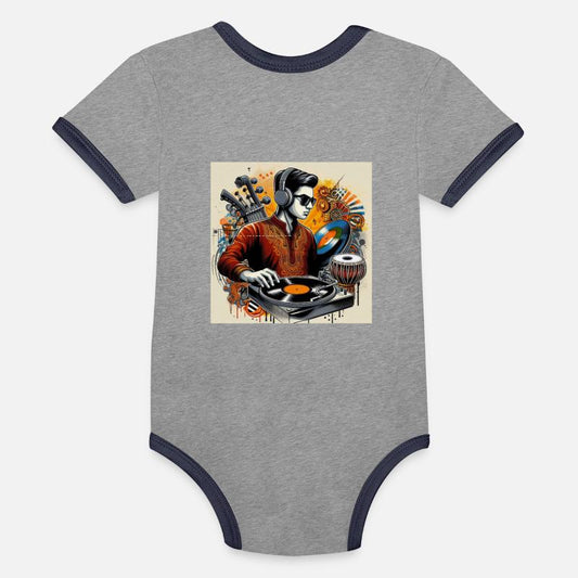 Vibrant DJ Urban Music Mixer Design