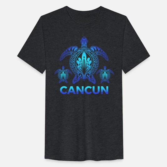 Vintage Cancun Mexico Ocean Blue Turtle Souvenirs