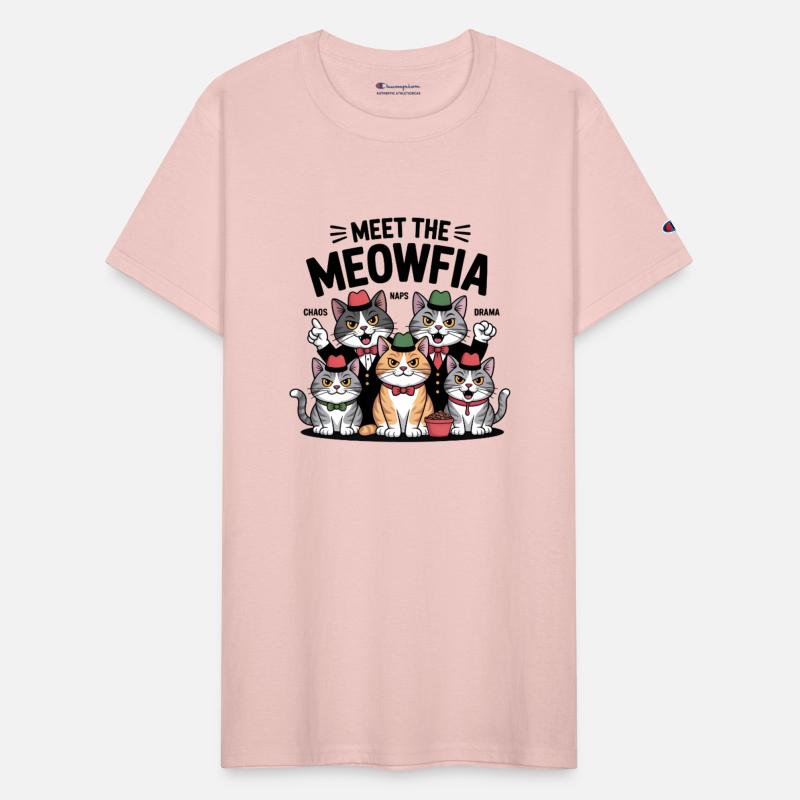 Vintage Cat Gang Illustration