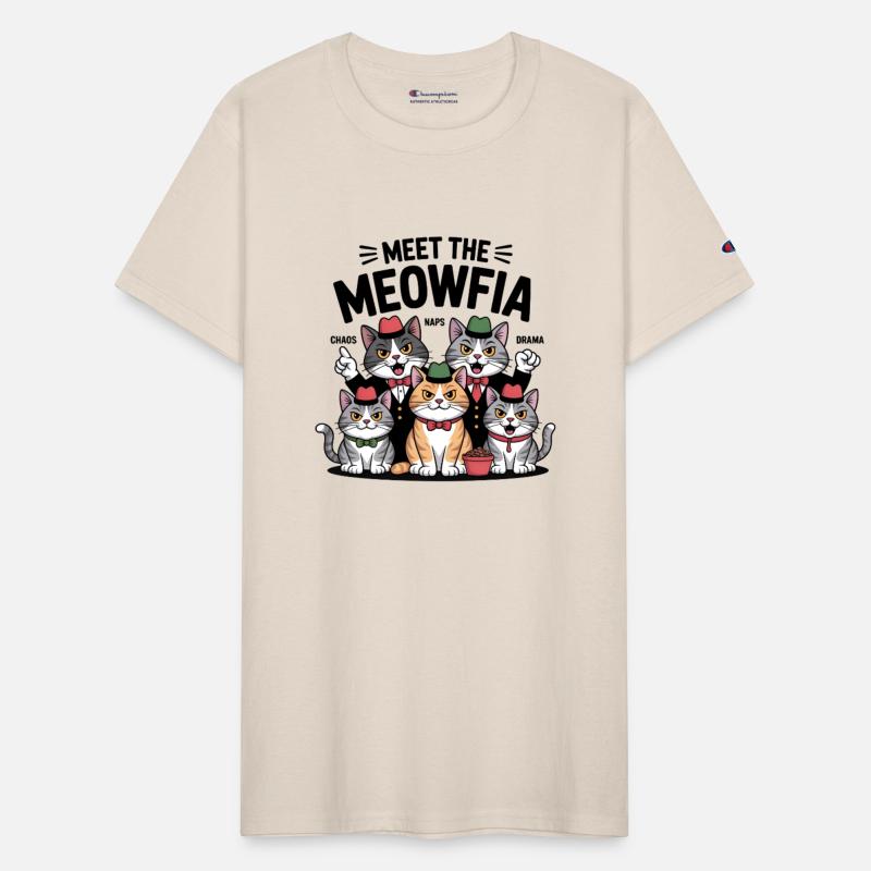 Vintage Cat Gang Illustration