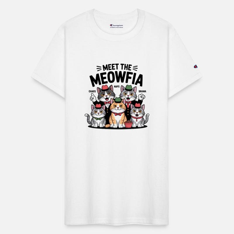 Vintage Cat Gang Illustration