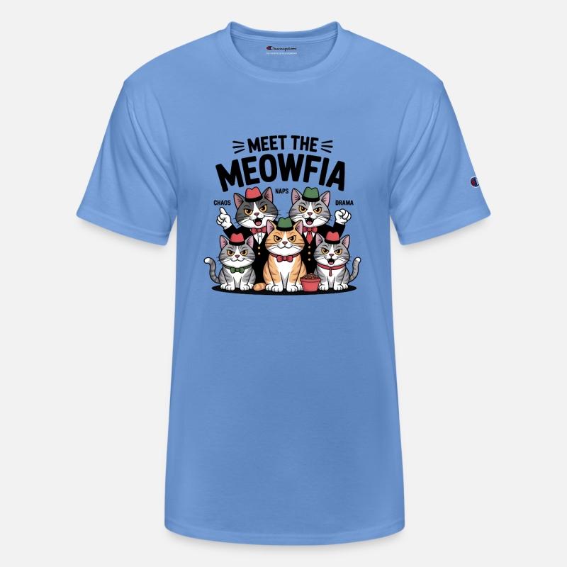 Vintage Cat Gang Illustration