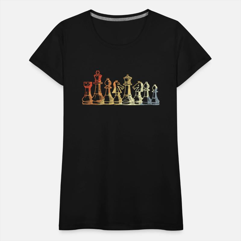 Vintage Chess Pieces Sketch