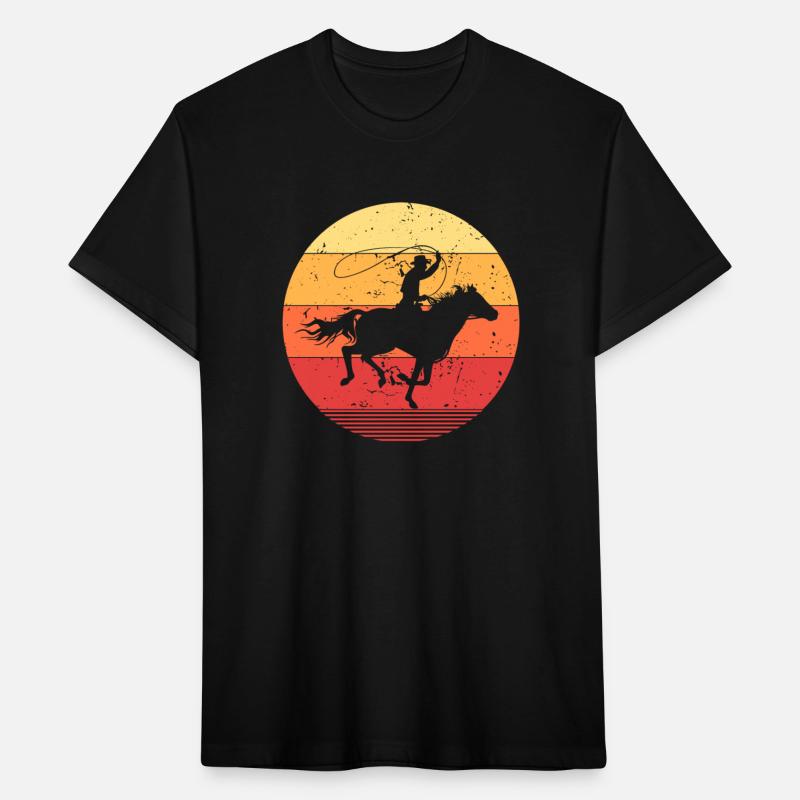 Vintage Roping Rodeo Western Horse | Rodeo Cowboy