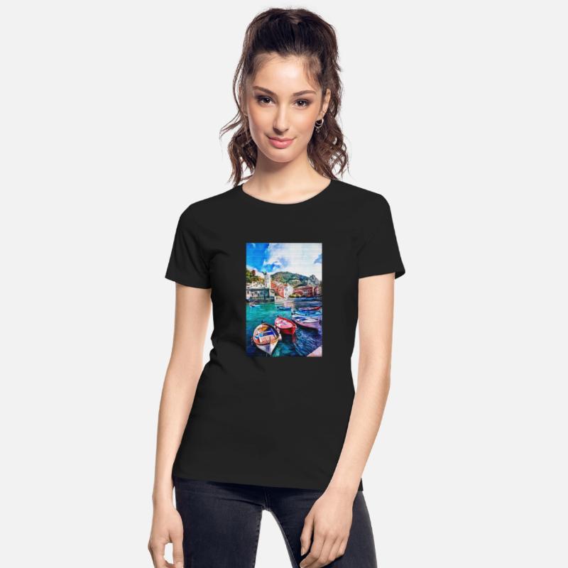 Vintage San Gimignano Siena Painting Cinque Terra