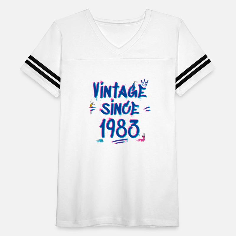 Vintage Since 1983 Graffiti Glitch 42nd Birthday