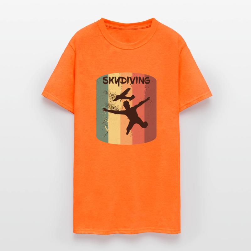 Vintage Skydiving Plane Jumping Parachute Gift