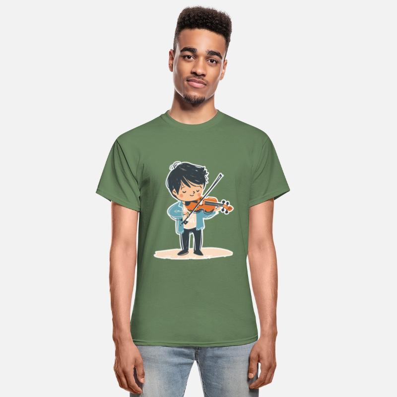 Violin Boy Comic Style