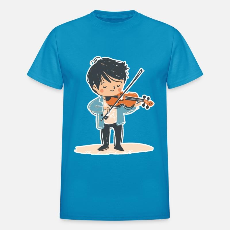 Violin Boy Comic Style