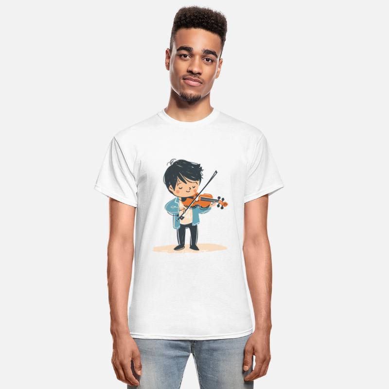 Violin Boy Comic Style