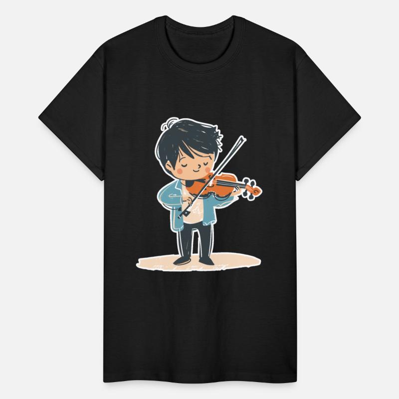 Violin Boy Comic Style