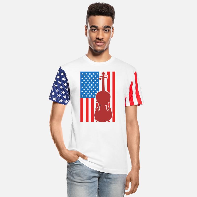 Violin USA Flag