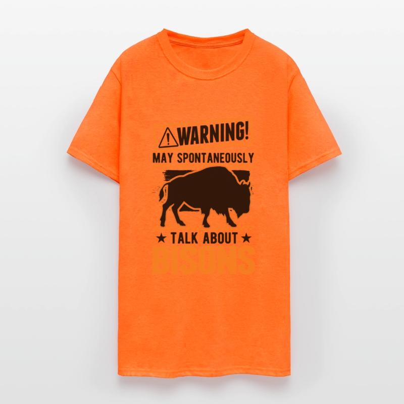 Warning Buffalo Bison Water
