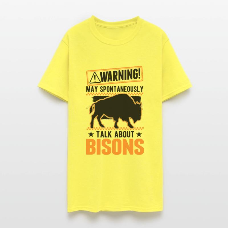 Warning Buffalo Bison Water