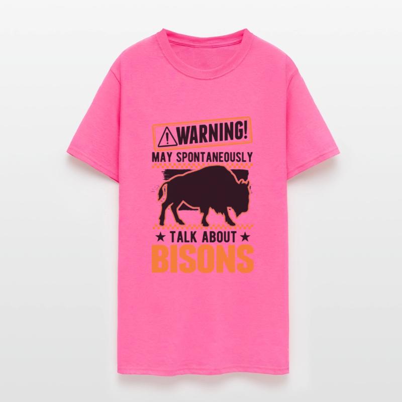 Warning Buffalo Bison Water