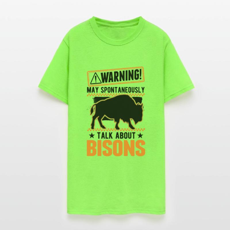 Warning Buffalo Bison Water