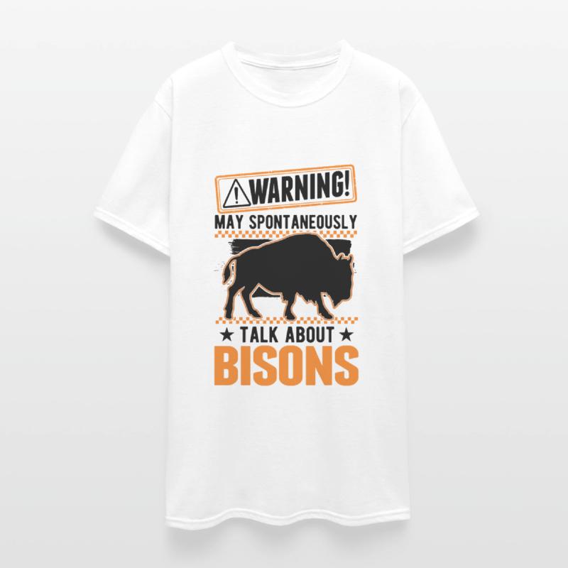 Warning Buffalo Bison Water