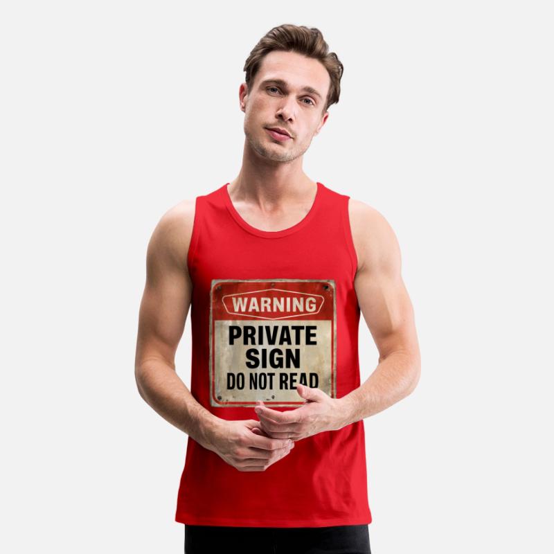 Warning Private Sign Do Not Read Caution Sign