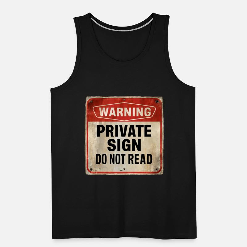 Warning Private Sign Do Not Read Caution Sign