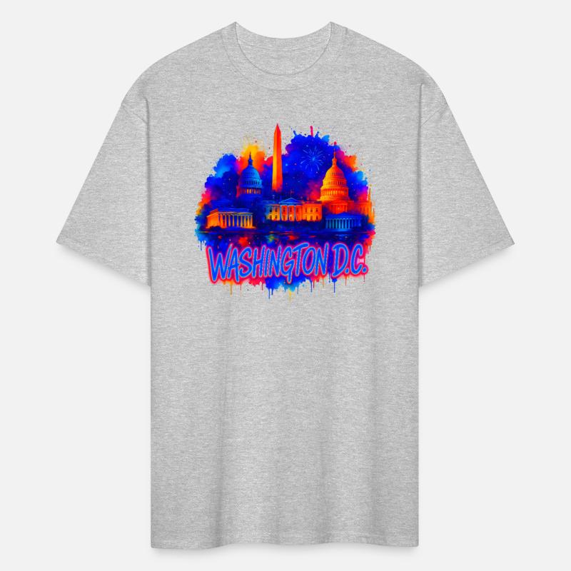 Washington D.C. Skyline Retro Art