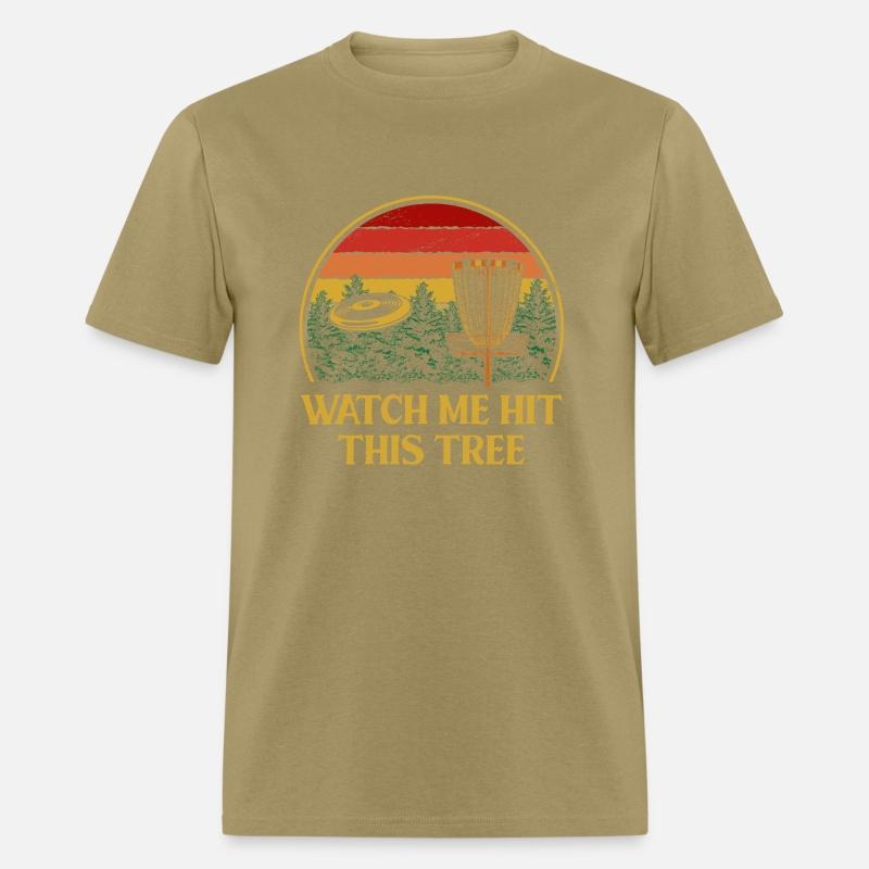 Watch Me Hit This Tree Disc Golf Contest Golfer Ga