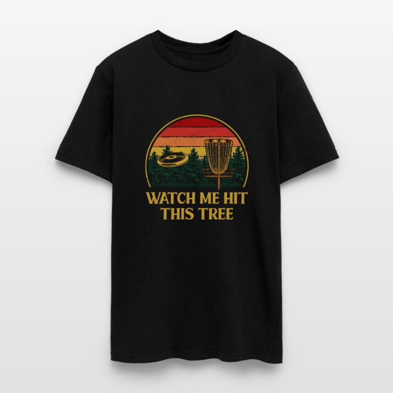 Watch Me Hit This Tree Disc Golf Contest Golfer Ga