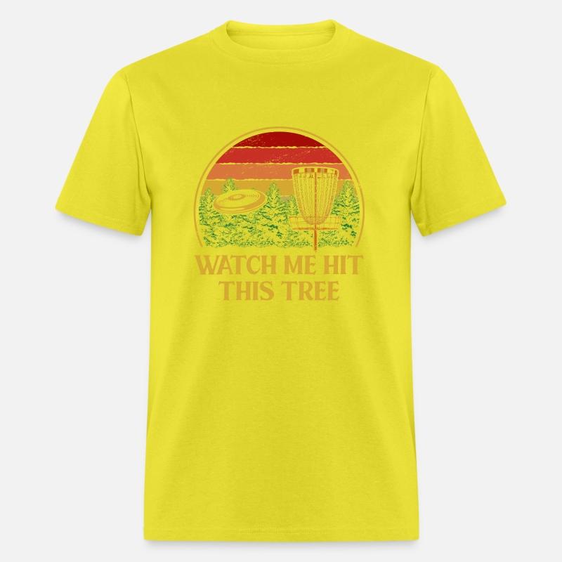 Watch Me Hit This Tree Disc Golf Contest Golfer Ga