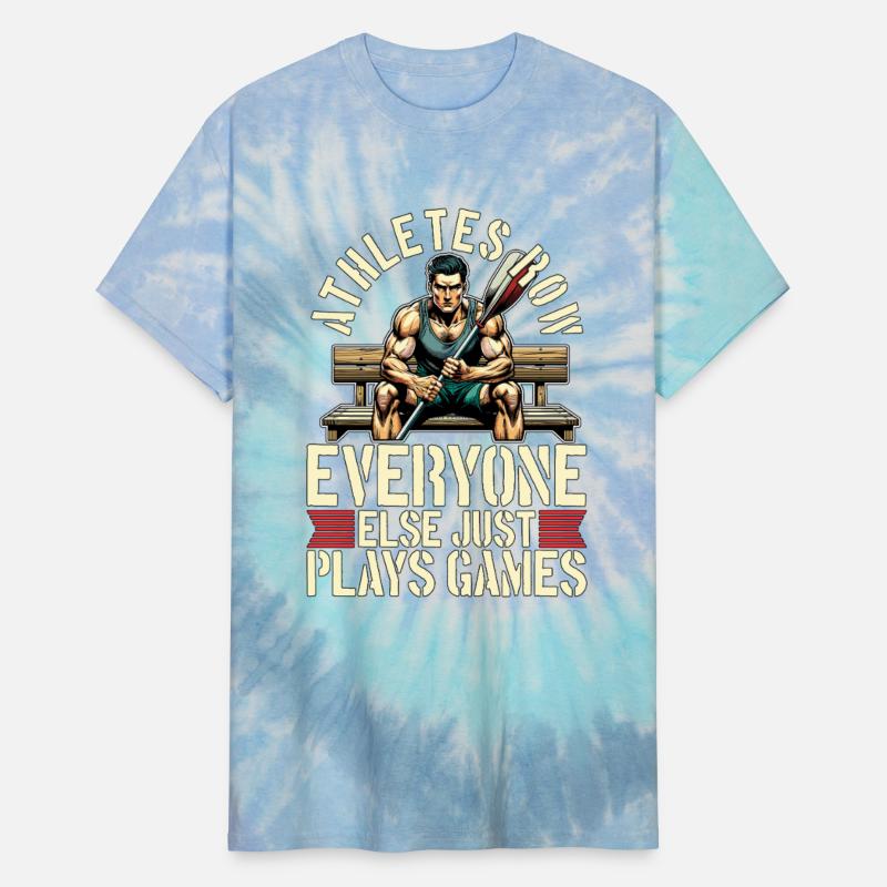 Water Rowing Athletes Row Everyone Else Canoeing