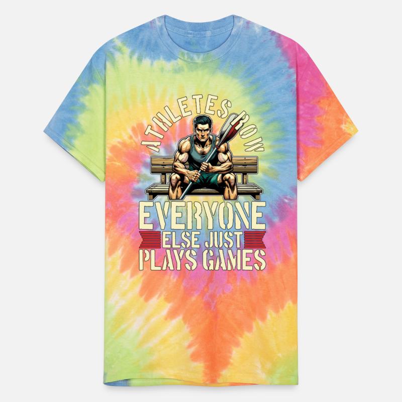 Water Rowing Athletes Row Everyone Else Canoeing