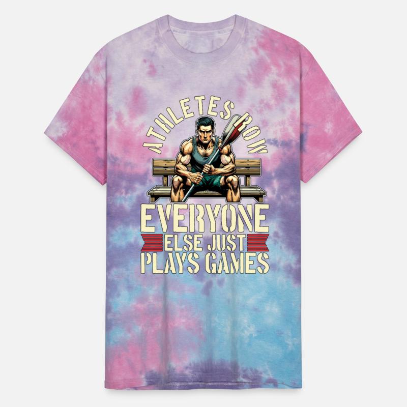 Water Rowing Athletes Row Everyone Else Canoeing