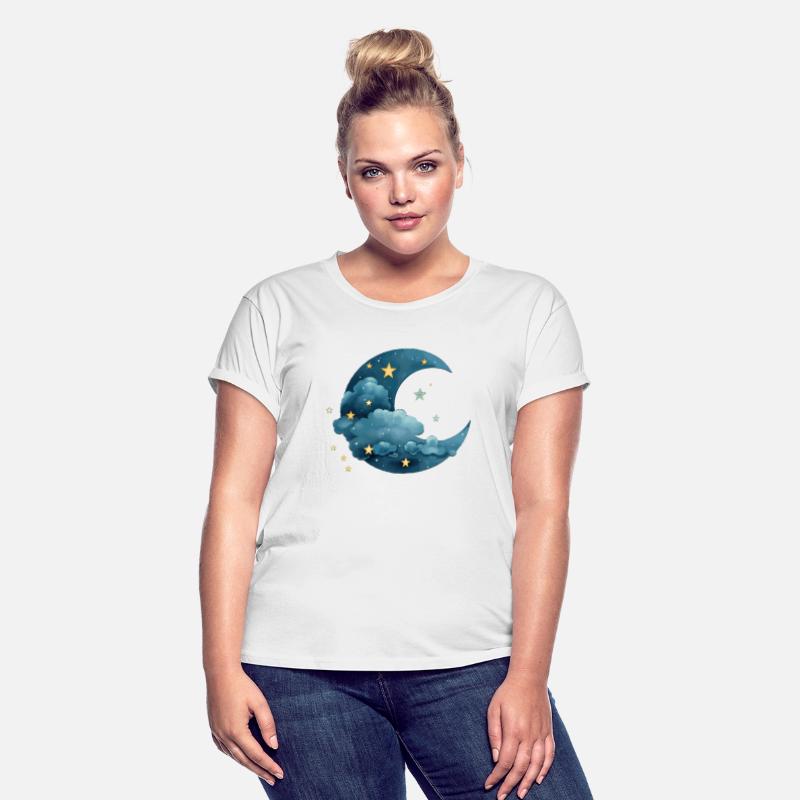 Watercolor Moon And Star Moon and Stars