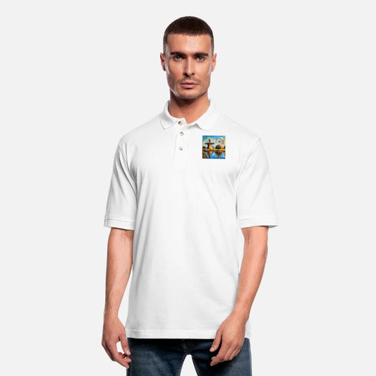 Watermill and modern art