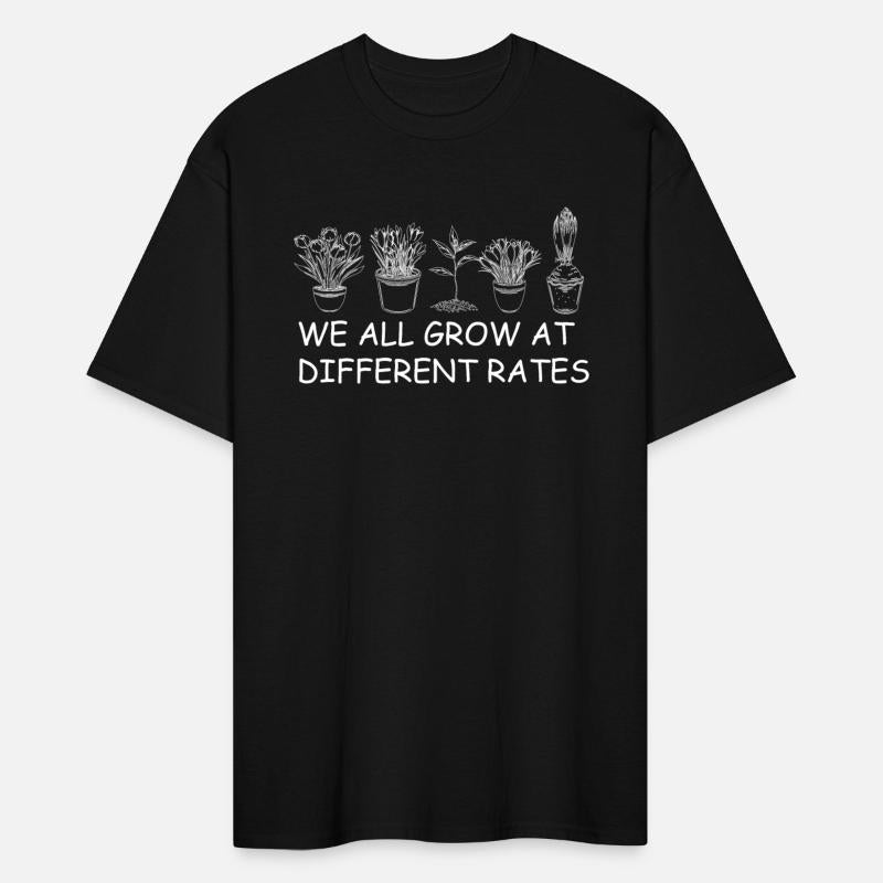 We All Grow At Different Rates Teacher Shirt