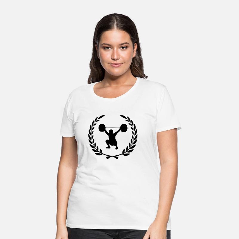 Weightlifter prize laurel wreath weightlifting