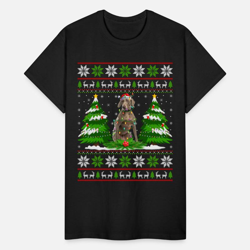 Weimaraner Dog Christmas Tree Lights